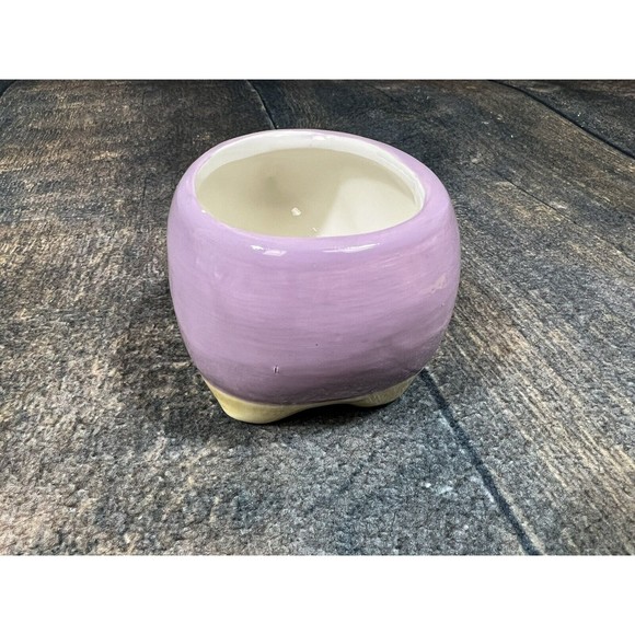 Hedgehog Small Planter, Jar, Caddy, Purple! - Picture 2 of 11